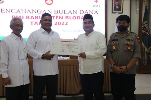Bupati Arief Tunjuk Dandim Andy Soelistyo sebagai Ketua Bulan Dana PMI Blora 2022