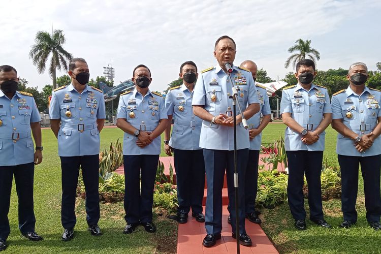 KSAU Marsekal Fadjar Prasetyo di Halim Perdanakusuma, Jakarta.