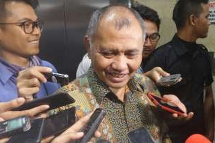 Ketua KPK Agus Rahardjo, saat memberikan keterangan terkait penangkapan satu panitera PN Jakarta Utara, Rabu (15/6/2016).