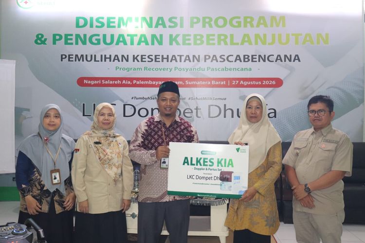 Pascabanjir Agam, Dompet Dhuafa Perkuat Keberlanjutan Pemulihan Kesehatan Warga Terdampak