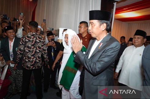Jokowi Buka Muktamar Sufi di Pekalongan, Prabowo dan Ganjar Bergandeng Tangan