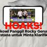INFOGRAFIK: Hoaks! Jokowi Panggil Rocky Gerung ke Istana untuk Klarifikasi