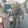Oknum TNI Cekcok dengan Pengendara Lain di Jalan, Bawa Senjata Tajam
