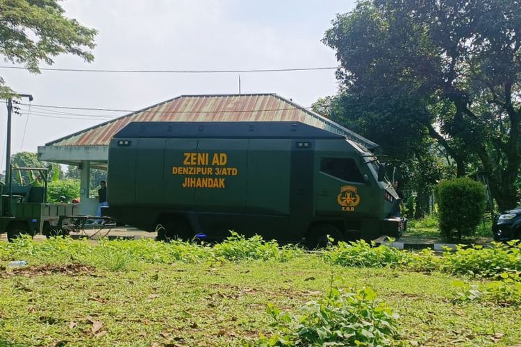 Situasi terkini di Gudang Amunisi Daerah (Gudmurah) milik Kodam Jaya di Ciangsana, Kabupaten Bogor, Jawa Barat, aman terkendali setelah terbakar pada Sabtu (30/3/2024) sekitar pukul 18.05 WIB.