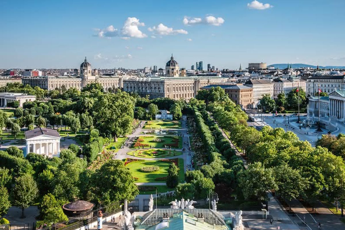 Volksgarten, Museum of Natural History and Kunsthistorisches Museum