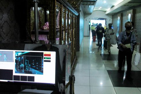 Antisipasi Virus Corona, Terminal Domestik Bandara Palembang Pasang Thermal Scanner