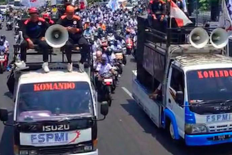 Aksi Serentak, 1.000 Buruh Akan Demo di DPRD Jatim Bawa 9 Tuntutan 