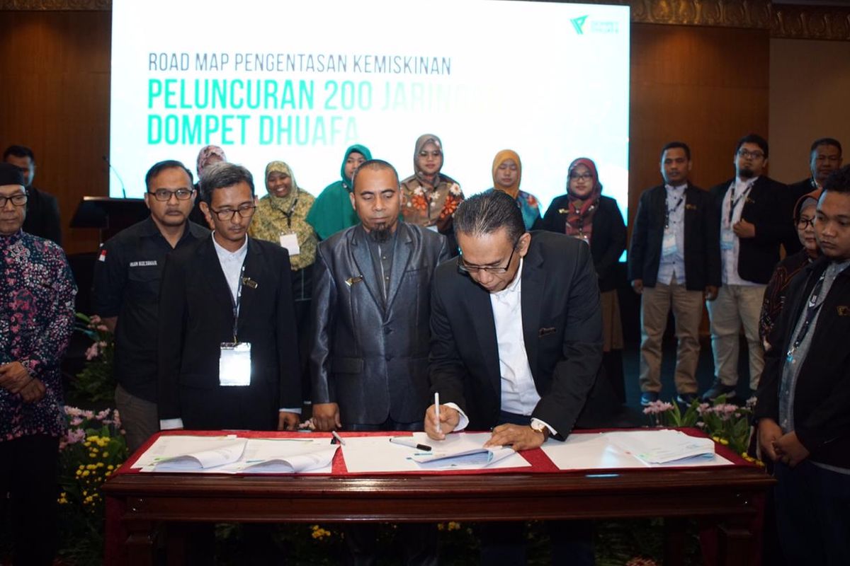 Momen Dompet Dhuafa resmikan 200 Zona Layanan baru yang tersebar di 34 Provinsi di Indonesia, di Balai Kartini, Jakarta, Rabu (30/10/2019).