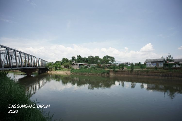 Sungai Citarum di Jawa Barat.