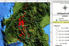 Sulbar Diguncang 35 Kali Gempa Bumi dalam Sehari