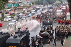 Aksi Hari Buruh Jakarta Diwarnai Kericuhan, Belasan Orang Terduga Anarko Ditangkap Bawa Petasan