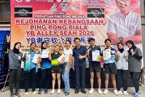 Indonesia Sabet 2 Emas di Kejuaraan Tenis Meja Internasional Malaka