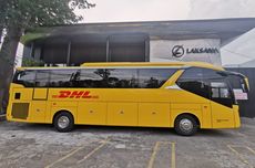 Bus Kuning Punya DHL Keluar Karoseri Laksana
