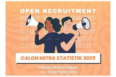 BPS Buka Lowongan Kerja Calon Mitra Statistik 2025, Lulusan SMA Bisa Daftar