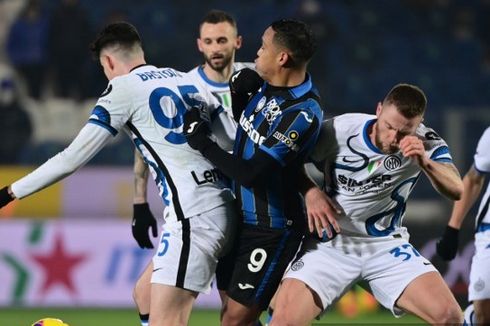 Babak Pertama Atalanta Vs Inter Milan: Alexis Sanchez Buang Peluang, Skor Imbang