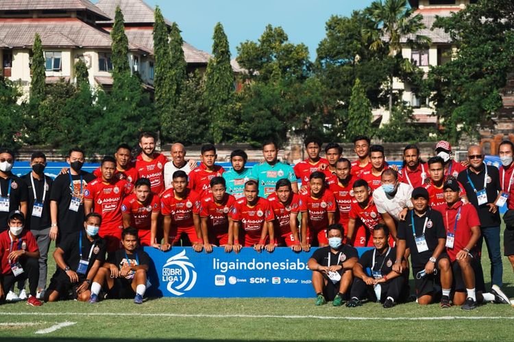 Foto tim Persija Jakarta untuk Liga 1 2021-2022.