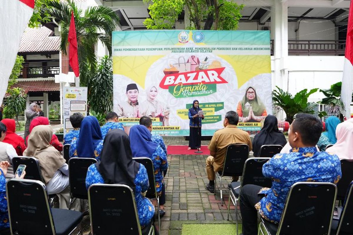 Pemprov Sulsel gelar Bazar Gempita Ramadan dengan fasilitas layanan konseling keluarga.