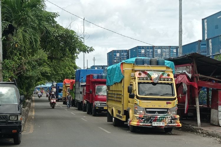 Perluas Jalan, Pemkot Ambon Sulap Bekas Pasar Gambus Jadi Parkiran Truk Pelabuhan