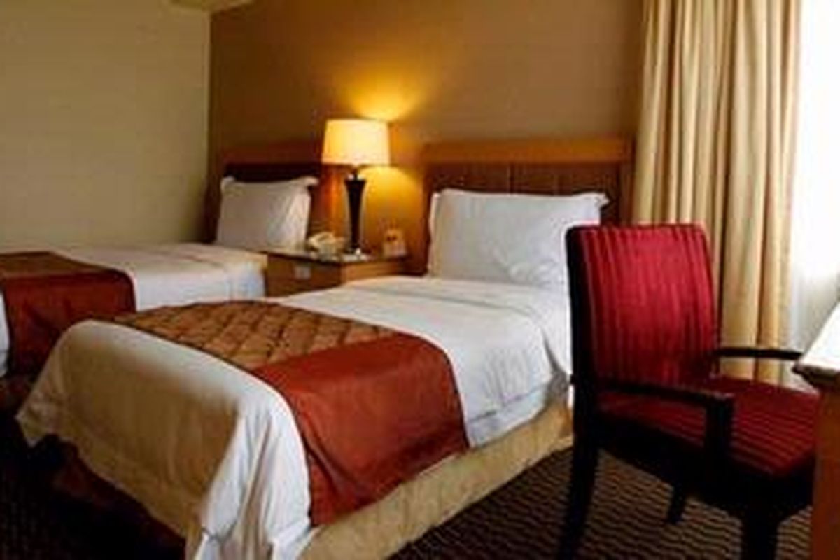 Kamar di Le Grandeur Hotel Mangga Dua, Jakarta.