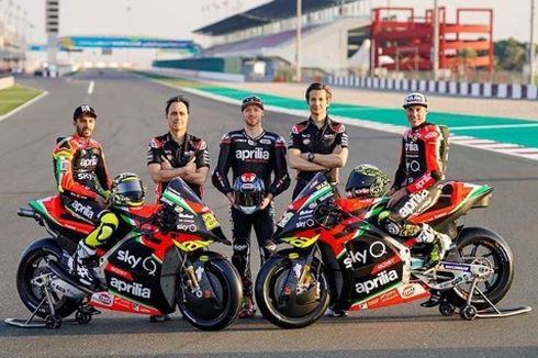 Jelang Tes Qatar, Aprilia Umumkan Livery MotoGP 2020