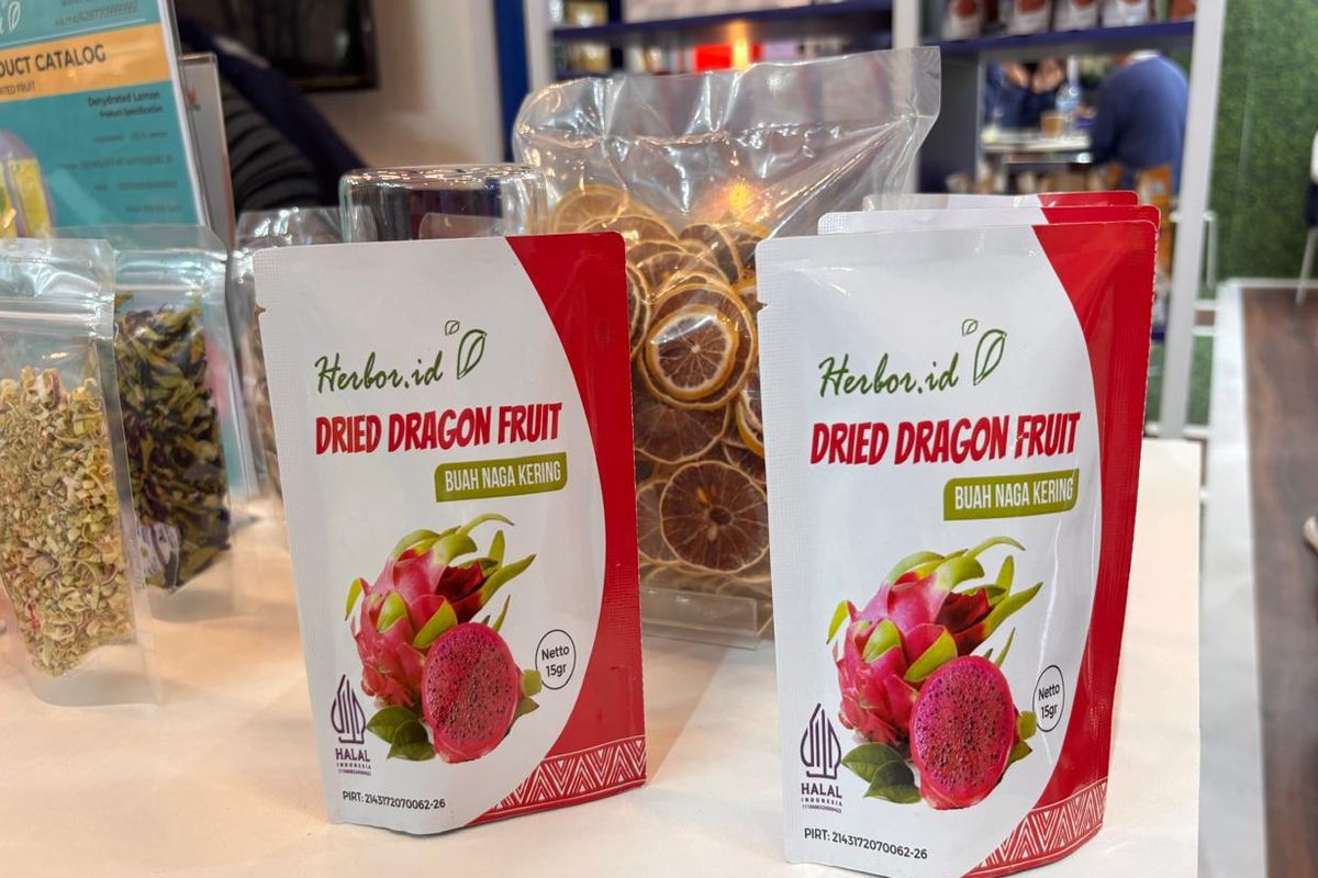 Produk buah naga kering Herbor.id