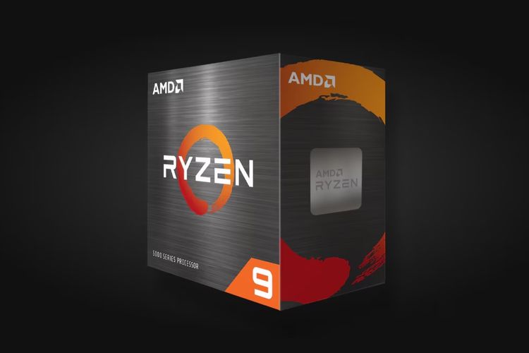 Ilustrasi prosesor AMD Ryzen 9