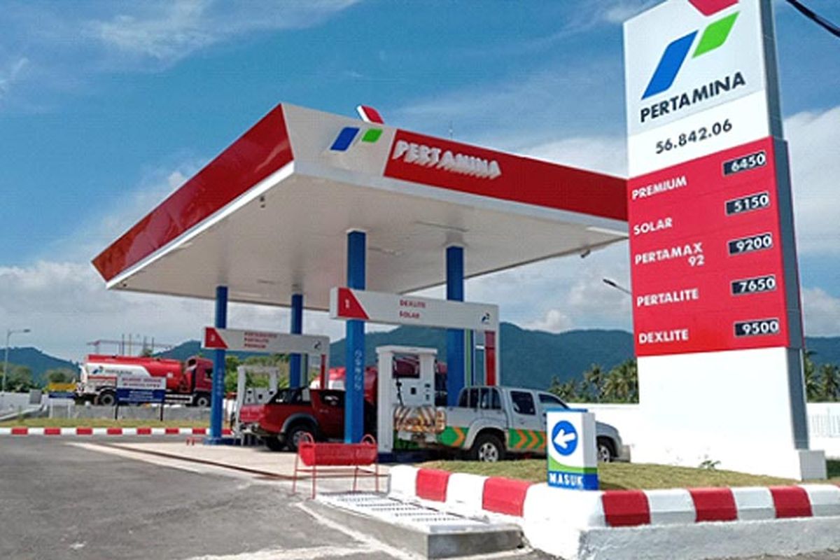 Ilustrasi kode SPBU Pertamina awalan 56 artinya SPBU Pertamina terdekat ini dikelola swasta.