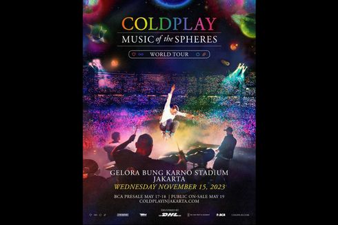Cara Beli Tiket Konser Coldplay di Jakarta lewat BCA 17-18 Mei 2023