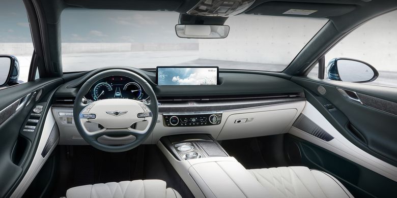 Interior Genesis G80 Electrified.