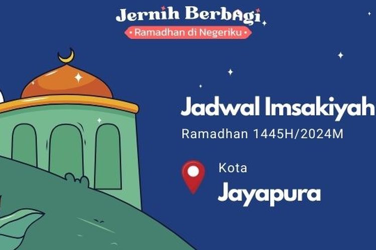 Jadwal Imsakiyah Kota Jayapura selama Ramadhan 2024