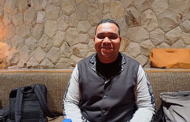 Andmesh Kamaleng di Menteng, Jakarta Pusat, Kamis (10/8/2023).
