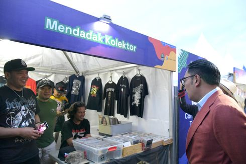 Wadahi UMKM Ekraf dan Seniman, Ridwan Kamil Resmikan Pasar Kreatif Jabar