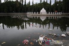 Jelang Pembukaan PON, Sampah Masih Menumpuk di Taman Putroe Phang Banda Aceh