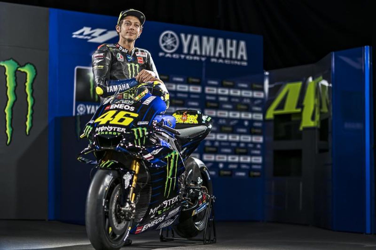 Pebalap Monster Energy Yamaha, Valentino Rossi.