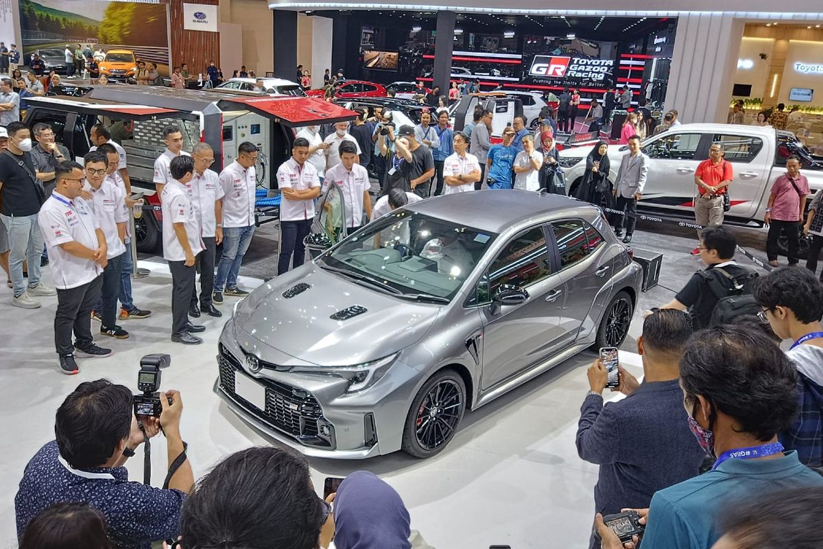 Toyota GR Corolla resmi buka selubung di Gaikindo Indonesia International Auto Show (GIIAS) 2023.