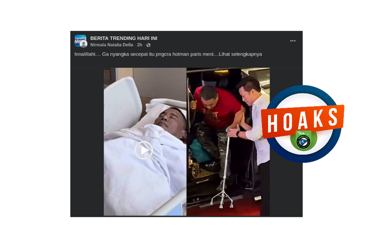 INFOGRAFIK: Hoaks Hotman Paris Meninggal pada 21 Oktober 2026, Simak Bantahannya