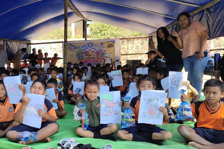227 Anak Terdampak Gempa Flores Ikuti Trauma Healing di Manggarai