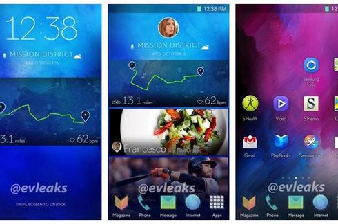 Antarmuka Galaxy S5 Dirombak Total, Ini Bocorannya