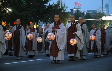 Perayaan hari Waisak di Seoul, Korea Selatan