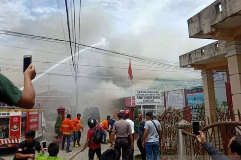 Api Sudah Padam, Proses Evakuasi Napi Lapas Kabanjahe Masih Berlangsung