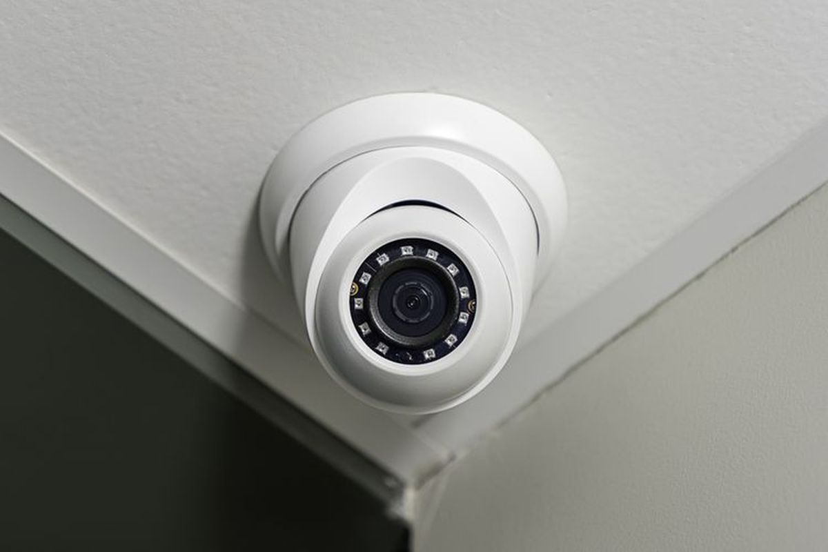 Ilustrasi kamera keamanan atau CCTV.