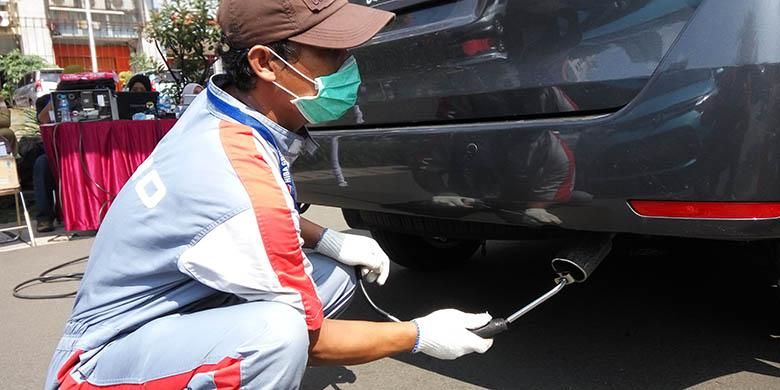 Uji emisi yang diadakan pemerintah kota Jakarta Utara