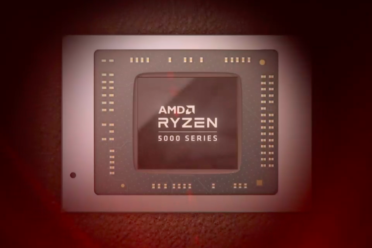 Ilustrasi prosesor AMD Ryzen 5000 Series.