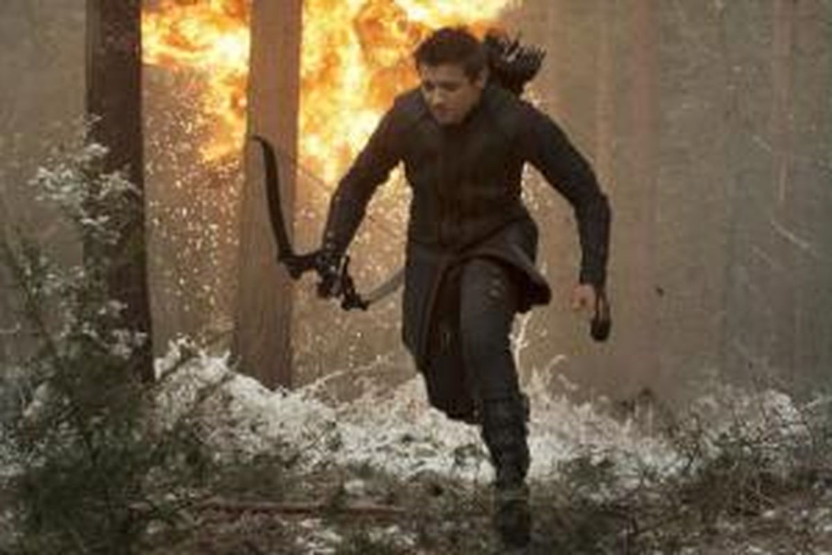 Jeremy Renner memerankan Hawkeye dalam Avengers: Age of Ultron