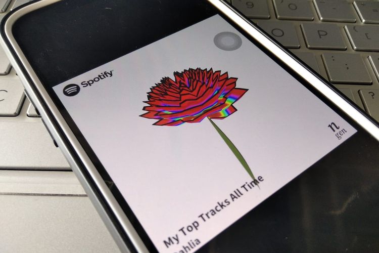 Spotify Flower yang ramai di TikTok.