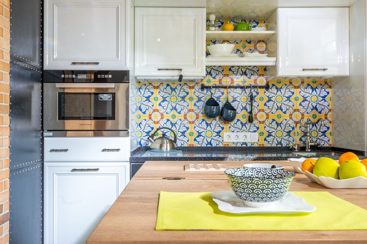 Ilustrasi dapur, ilustrasi wallpaper di dapur.