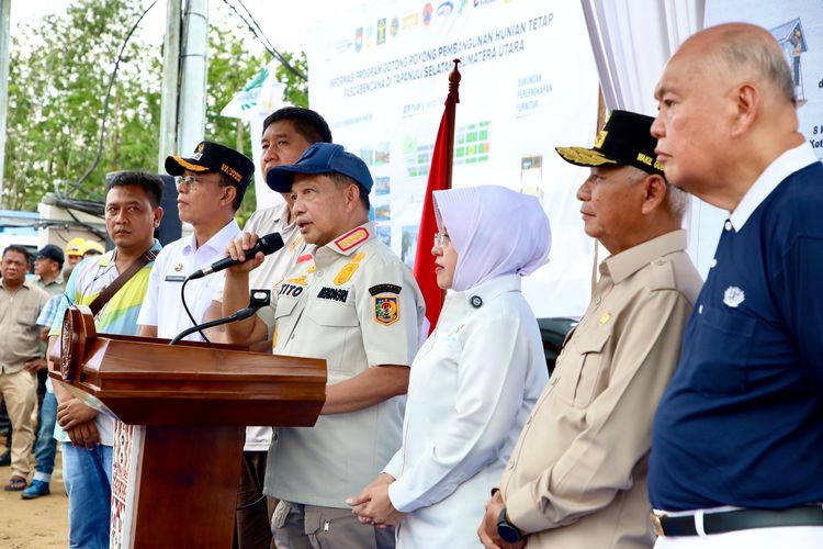 Satgas PRR Serahkan 120 Unit Huntap kepada Penyintas Bencana di Tapanuli Selatan