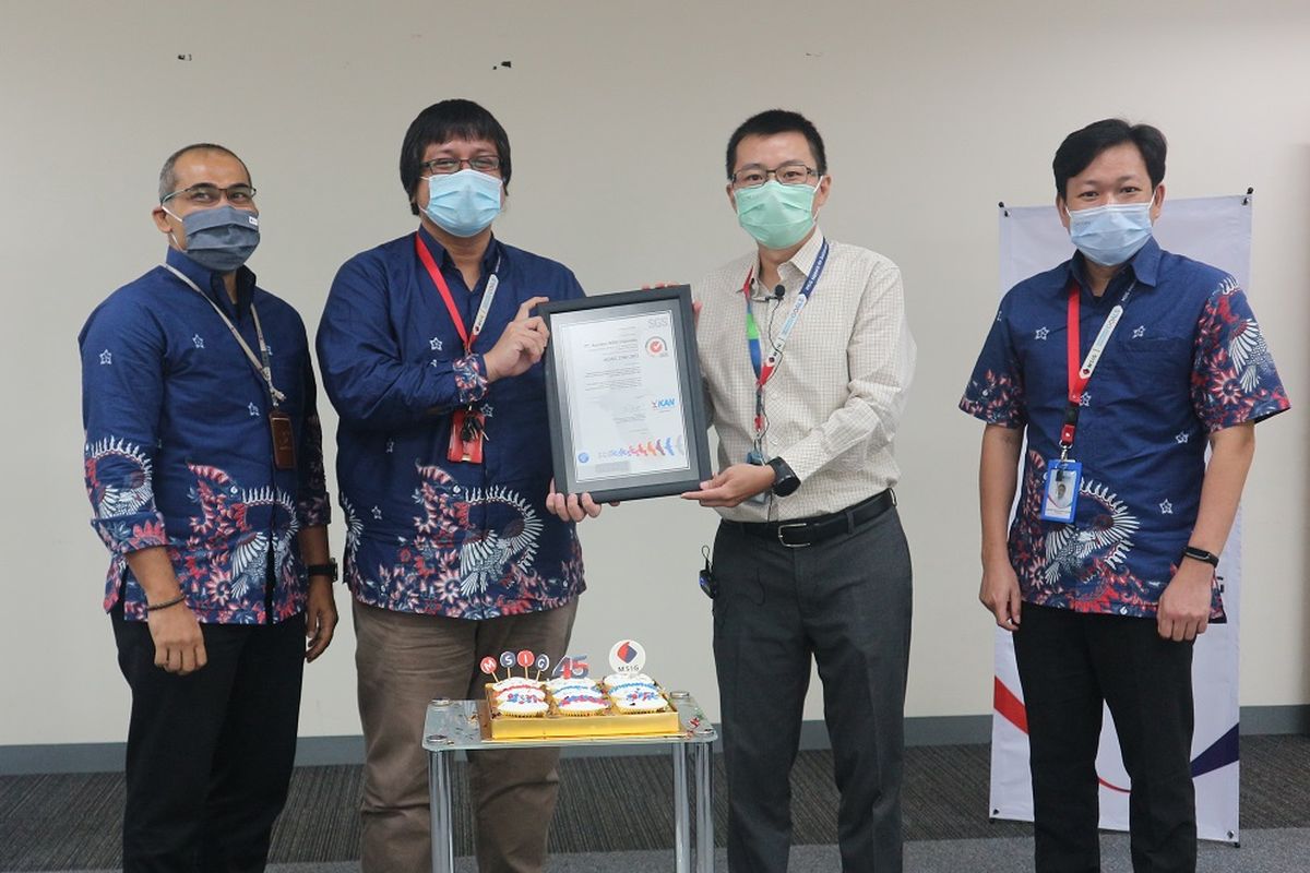 MSIG Indonesia raih sertifikasi ISO 27001
