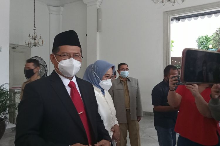 Sekretaris Daerah (Sekda) DKI Jakarta Marullah Matali setelah pelantikan di Balai Kota DKI Jakarta, Senin (18/1/2021).