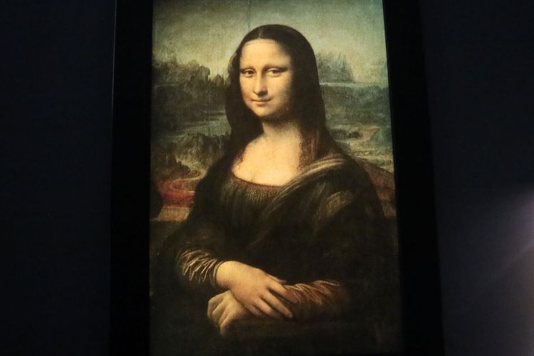  Lukisan Replika Monalisa yang dipamerkan di Museum Mandiri 